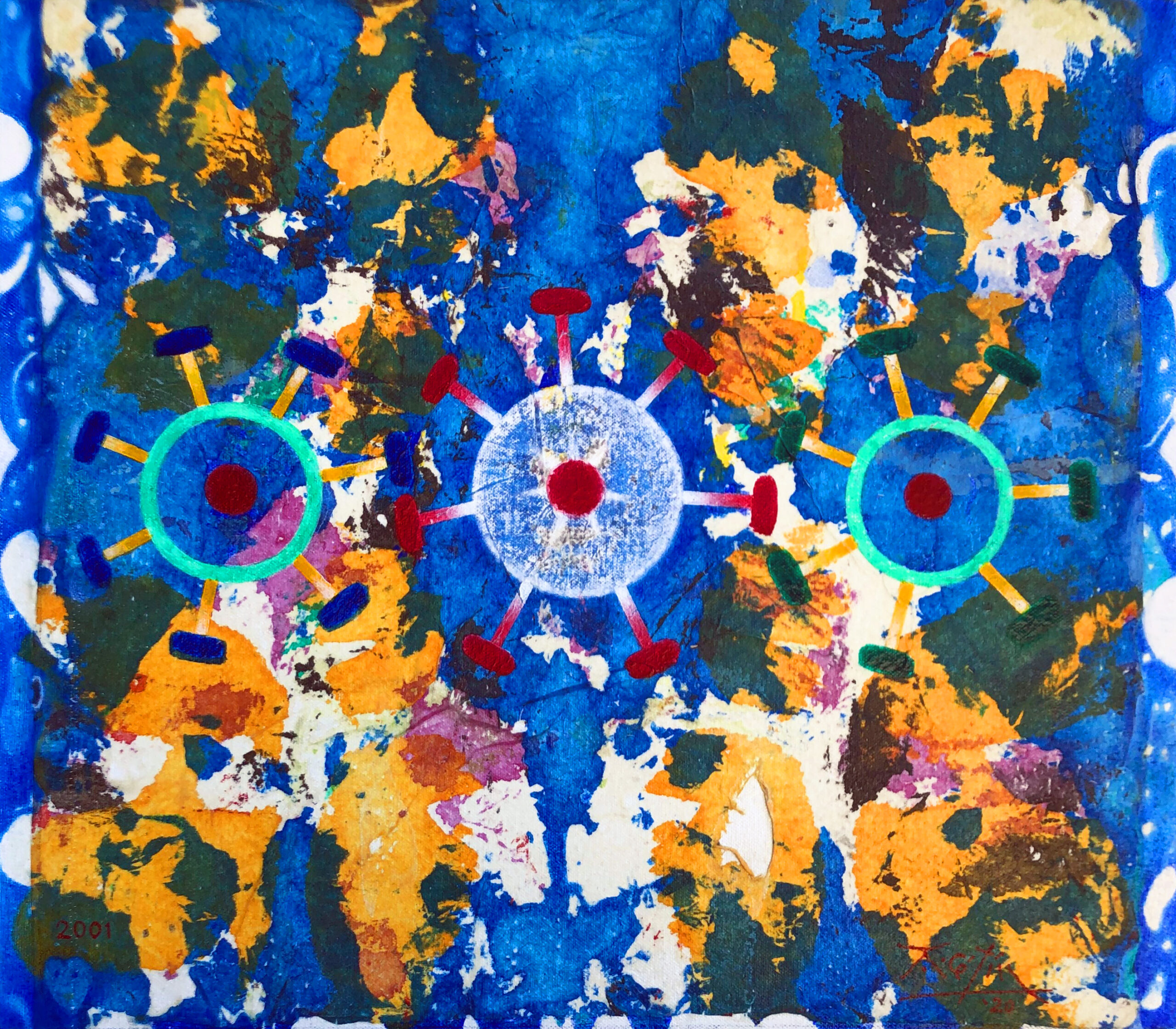 Read more about the article Novi ciklus slika Antona Cetína – Kovid 19